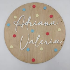 Placa personalizada topos